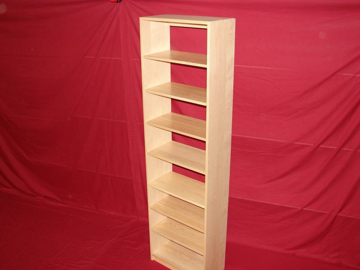 Single Natural Bookshelf