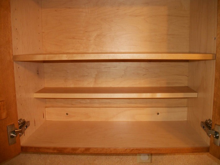 Cabinet With Half Shelf