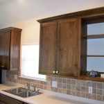 Frumberg Square Flat Panel Doors & Open Shelving