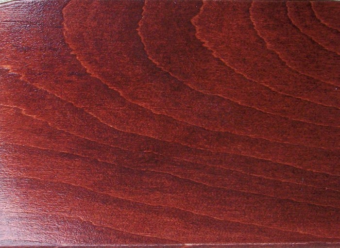 Red Mahogany Stain & Finish