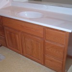 Williamson Raised Panel Red Oak Vanity